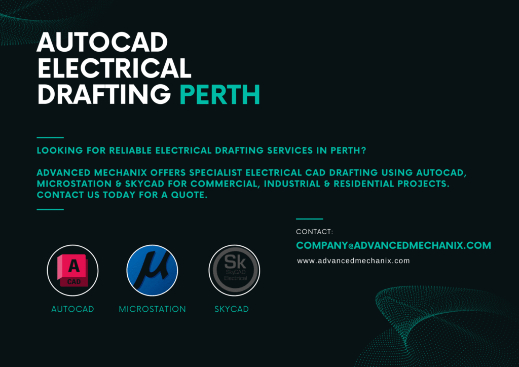 AutoCAD Electrical Drafting Services Perth | Advanced Mechanix