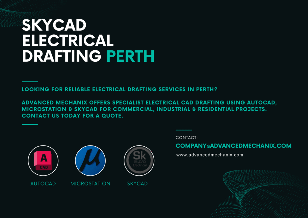 SkyCAD Electrical Drafting Perth – Expert Electrical CAD Services | Advanced Mechanix