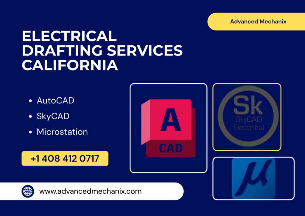 Electrical Drafting Services in California | AutoCAD & MicroStation Experts – Advanced Mechanix