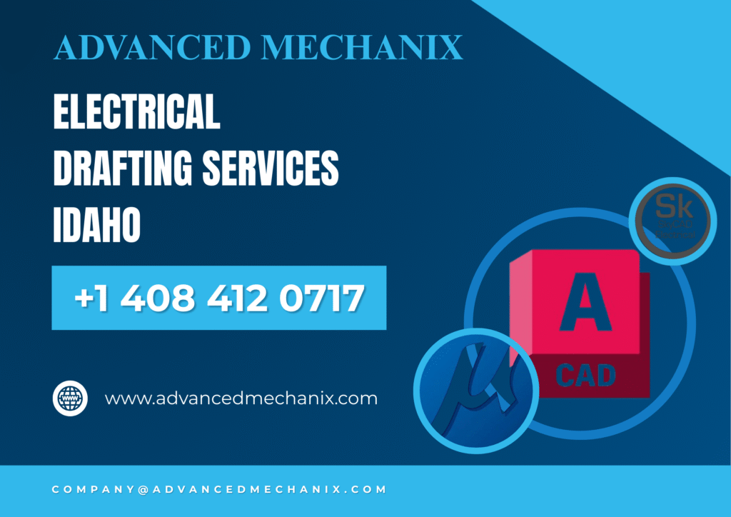 Electrical Drafting Services in Idaho – Professional AutoCAD, MicroStation & SkyCAD Drafting by Advanced Mechanix