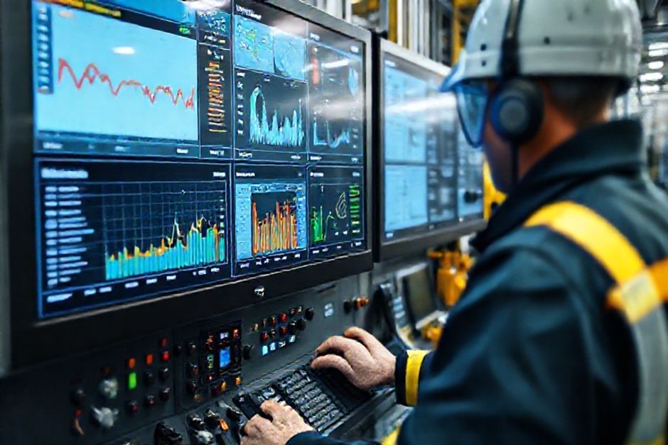 SCADA system dashboard integrated with other control systems for a Miami industrial facility