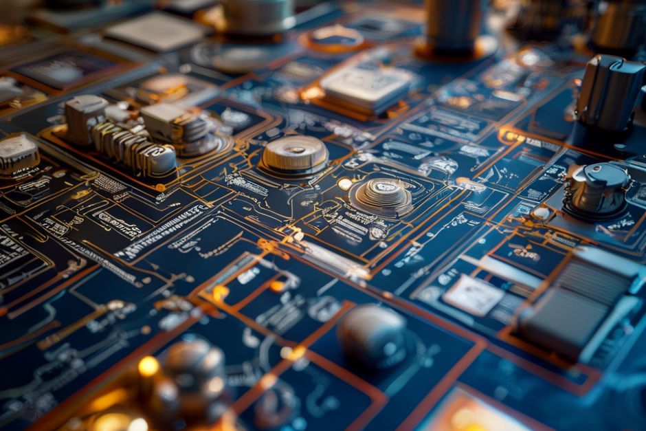 Detailed electrical schematic diagram created by Advanced Mechanix for a Miami-based industrial facility.